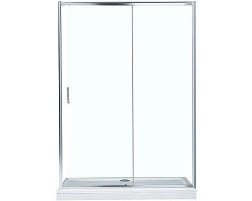 Приобрести Душевая дверь Aquanet SD-1400A 140 профиль Хром стекло прозрачное в магазине сантехники Santeh-Crystal.ru