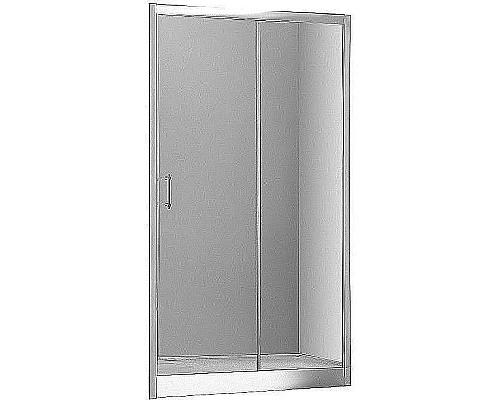 Заказать Душевая дверь Aquanet Alfa NAA6121 160 273611 профиль Хром стекло прозрачное в магазине сантехники Santeh-Crystal.ru