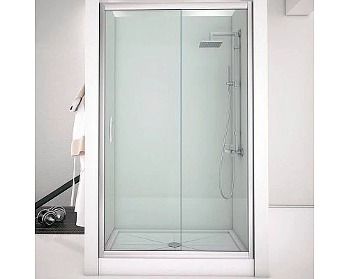 Заказать Душевая дверь Aquanet Alfa NAA6121 130 273610 профиль Хром стекло прозрачное в магазине сантехники Santeh-Crystal.ru