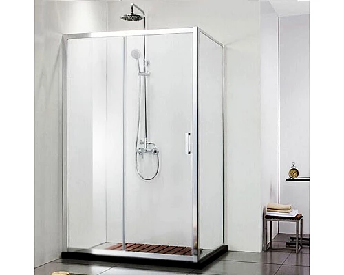 Заказать Душевой уголок Aquanet Alfa NAA1131 140x80 профиль Хром стекло Прозрачное в магазине сантехники Santeh-Crystal.ru