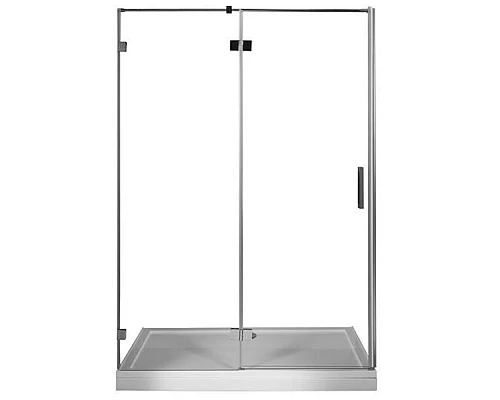 Приобрести Душевая дверь Aquanet Beta NWD6221 120 R 185429 профиль Хром стекло прозрачное в магазине сантехники Santeh-Crystal.ru