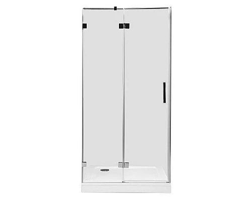 Приобрести Душевая дверь Aquanet Beta NWD6221 90 R 185946 профиль Хром стекло прозрачное в магазине сантехники Santeh-Crystal.ru