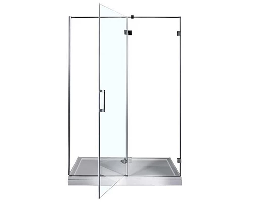 Купить Душевая дверь Aquanet Beta NWD6221 120 L 185428 профиль Хром стекло прозрачное в магазине сантехники Santeh-Crystal.ru