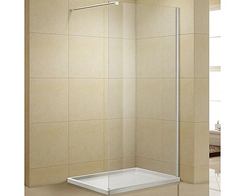 Приобрести Душевая перегородка Aquanet Cinetic AE12-F-90H190U-CT 90х190 243623 профиль Хром стекло прозрачное в магазине сантехники Santeh-Crystal.ru