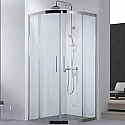 Душевой уголок Aquanet Delta NPE2142 90х90 профиль Хром стекло прозрачное