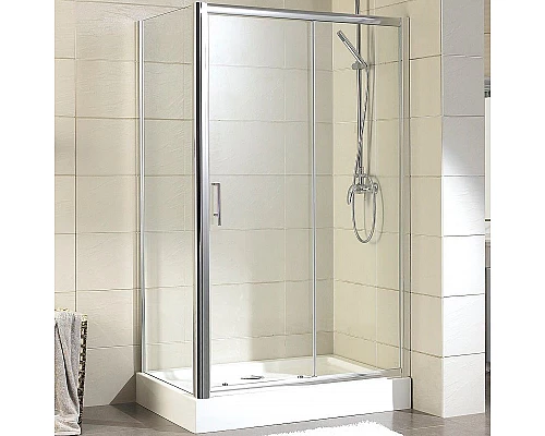 Заказать Душевой уголок Aquanet Delta NPE1131 160х80 273608 профиль Хром стекло прозрачное в магазине сантехники Santeh-Crystal.ru