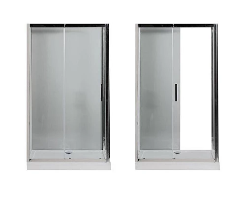 Купить Душевой уголок Aquanet Delta NPE1131 120x80 профиль Хром, стекло прозрачное в магазине сантехники Santeh-Crystal.ru