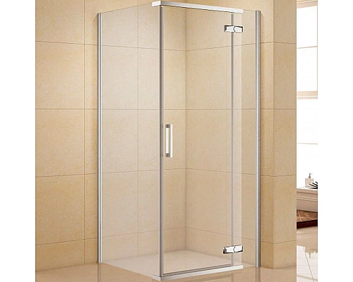 Купить Душевой уголок Aquanet Logic C1000 AE32-S-100x100U-CT 243625 профиль Хром стекло прозрачное в магазине сантехники Santeh-Crystal.ru