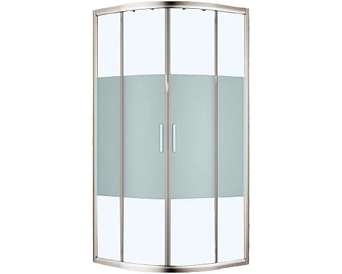 Приобрести Душевой уголок Aquanet Practic 90x90 AE10-Q-90x90U-CP 243615 профиль Хром стекло прозрачное с шелкографией в магазине сантехники Santeh-Crystal.ru