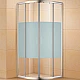 Приобрести Душевой уголок Aquanet Practic 90x90 AE10-Q-90x90U-CP 243615 профиль Хром стекло прозрачное с шелкографией в магазине сантехники Santeh-Crystal.ru
