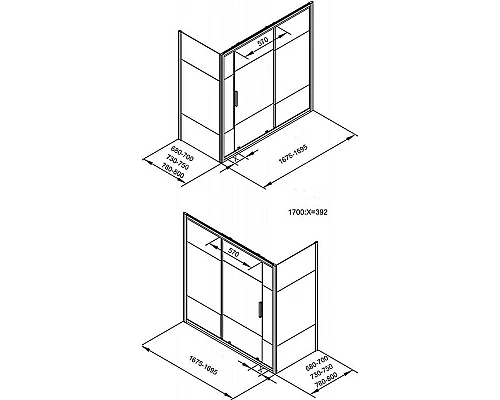 Приобрести Шторка на ванну Aquanet Practic 170х80 254253 профиль Хром стекло прозрачное с шелкографией в магазине сантехники Santeh-Crystal.ru