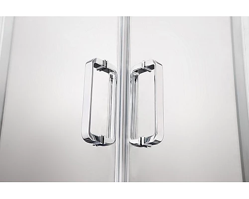 Купить Душевой уголок Aquatek 80х80 AQNAA2142-80 профиль Хром стекло прозрачное в магазине сантехники Santeh-Crystal.ru