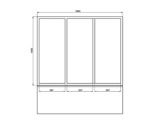 Заказать Шторка на ванну Bas Ямайка 180 ШТ00071 профиль Белый стекло прозрачное в магазине сантехники Santeh-Crystal.ru