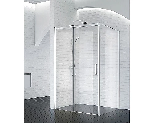 Заказать Душевой уголок BelBagno Acqua 120х100 ACQUA-AH-1-120/100-C-Cr профиль Хром стекло прозрачное в магазине сантехники Santeh-Crystal.ru