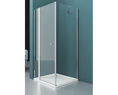 Заказать Душевой уголок BelBagno Etna 100х90 ETNA-AH-12-100/90-C-Cr профиль Хром стекло прозрачное в магазине сантехники Santeh-Crystal.ru