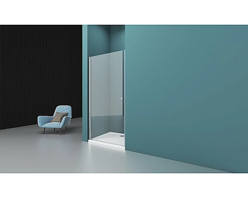 Заказать Душевая дверь BelBagno Etna 60 ETNA-B-1-60-C-Cr профиль Хром стекло прозрачное в магазине сантехники Santeh-Crystal.ru