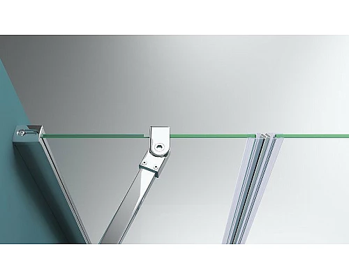 Заказать Душевая дверь BelBagno Etna 180 ETNA-B-11-90+90-C-Cr профиль Хром стекло прозрачное в магазине сантехники Santeh-Crystal.ru