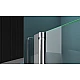 Приобрести Душевая дверь BelBagno Etna 90 ETNA-B-12-60/30-C-Cr профиль Хром стекло прозрачное в магазине сантехники Santeh-Crystal.ru
