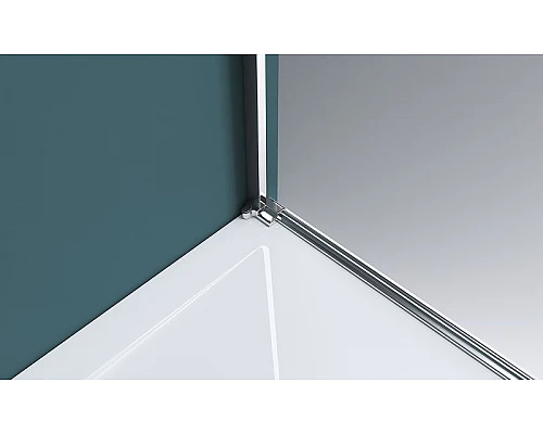 Купить Душевая дверь BelBagno Etna 120 ETNA-B-12-60/60-C-Cr-90 профиль Хром стекло прозрачное в магазине сантехники Santeh-Crystal.ru