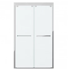 Душевая дверь Bravat Stream 120 BD120.4203S профиль Хром стекло прозрачное