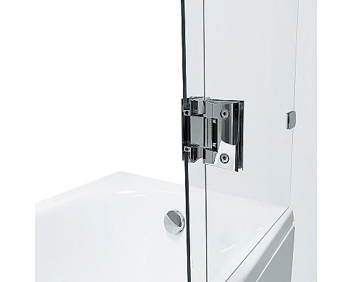 Купить Шторка на ванну Byon T 80x145 Ц0000168 профиль Хром стекло прозрачное в магазине сантехники Santeh-Crystal.ru