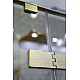 Заказать Душевой уголок Cezares Bellagio 140x80 BELLAGIO-AH-1-140/80-C-BORO профиль Золото брашированное стекло прозрачное в магазине сантехники Santeh-Crystal.ru