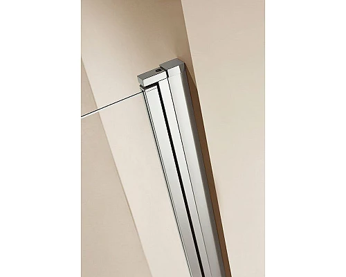 Купить Душевая дверь Cezares Eco 90 ECO-O-B-1-90-C-NERO профиль Черный стекло прозрачное в магазине сантехники Santeh-Crystal.ru