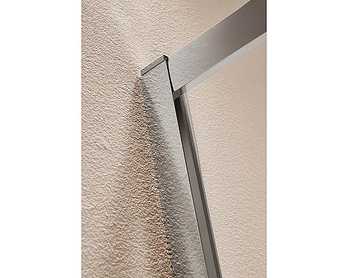 Купить Душевая дверь Cezares Eco 90 ECO-O-B-1-90-P-Cr профиль Хром стекло рифленое в магазине сантехники Santeh-Crystal.ru