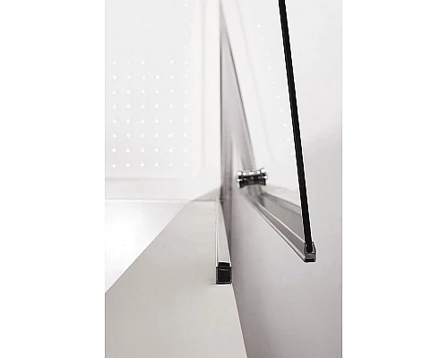 Заказать Душевой уголок Cezares Eco 120x90 ECO-O-RH-2-120/90-P-Cr профиль Хром стекло рифленое в магазине сантехники Santeh-Crystal.ru