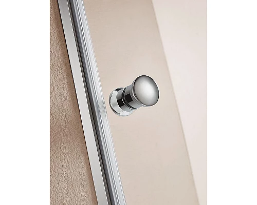 Купить Душевой уголок Cezares Eco 80x100 ECO-O-ASH-2-80/100-C-Cr профиль Хром стекло прозрачное в магазине сантехники Santeh-Crystal.ru