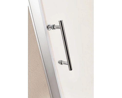 Заказать Душевой уголок Cezares Eco 120x100 ECO-O-RH-2-120/100-C-Cr профиль Хром стекло прозрачное в магазине сантехники Santeh-Crystal.ru