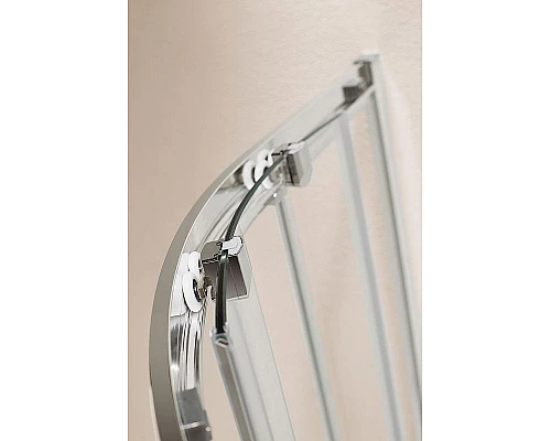 Заказать Душевой уголок Cezares Eco 120x100 ECO-O-RH-2-120/100-C-Cr профиль Хром стекло прозрачное в магазине сантехники Santeh-Crystal.ru