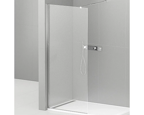 Заказать Душевая перегородка Cezares Liberta 140 LIBERTA-L-1-140-C-Cr профиль Хром стекло прозрачное в магазине сантехники Santeh-Crystal.ru