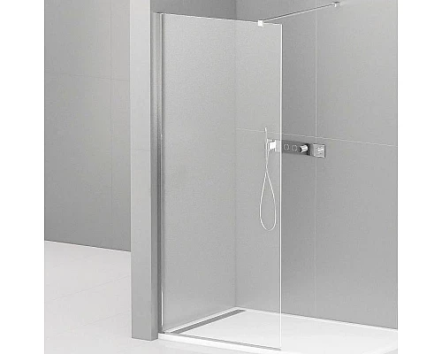 Купить Душевая перегородка Cezares Liberta 85 LIBERTA-L-1-85-120-C-Cr профиль Хром стекло прозрачное в магазине сантехники Santeh-Crystal.ru