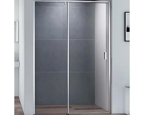 Заказать Душевая дверь Cezares Urban 120 URBAN-B-12-120-C-CR профиль Хром стекло прозрачное в магазине сантехники Santeh-Crystal.ru