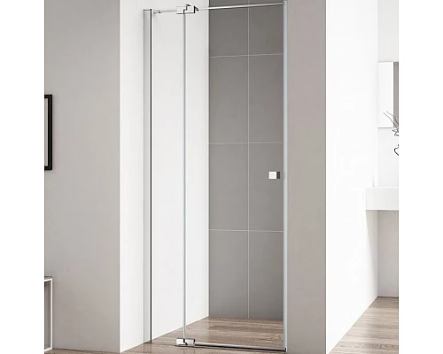 Купить Душевая дверь Cezares Valvola B-1 100 профиль Хром стекло прозрачное в магазине сантехники Santeh-Crystal.ru