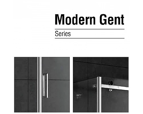 Купить Душевой уголок Gemy Modern Gent S25191B-A6-90 150х90 профиль Хром стекло прозрачное в магазине сантехники Santeh-Crystal.ru