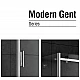Купить Душевой уголок Gemy Modern Gent S25191B-A6-90 150х90 профиль Хром стекло прозрачное в магазине сантехники Santeh-Crystal.ru