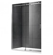 Душевая дверь в нишу Gemy Modern Gent 120х200 профиль Хром стекло прозрачное