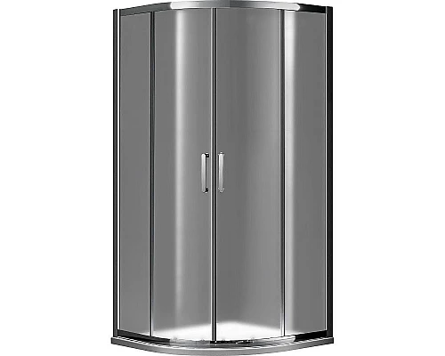Купить Душевой уголок Gemy Victoria 80х80 S30062M профиль Хром стекло матовое в магазине сантехники Santeh-Crystal.ru