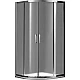 Купить Душевой уголок Gemy Victoria 80х80 S30062M профиль Хром стекло матовое в магазине сантехники Santeh-Crystal.ru