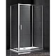 Заказать Душевой уголок Gemy Victoria 120х100 профиль Хром стекло прозрачное в магазине сантехники Santeh-Crystal.ru