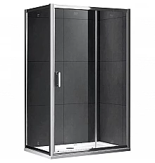 Душевой уголок Gemy Victoria 120х75 профиль Хром стекло прозрачное