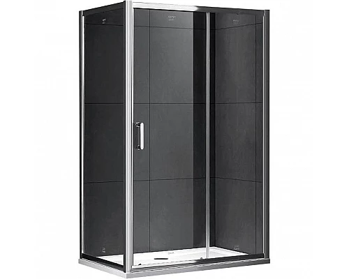 Приобрести Душевой уголок Gemy Victoria 120х75 профиль Хром стекло прозрачное в магазине сантехники Santeh-Crystal.ru