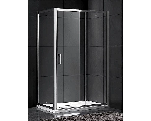 Приобрести Душевой уголок Gemy Victoria 120х75 профиль Хром стекло прозрачное в магазине сантехники Santeh-Crystal.ru