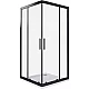 Заказать Душевой уголок Good Door Cofe CR-100-C-B 100x100 КФ00007 профиль Черный стекло прозрачное в магазине сантехники Santeh-Crystal.ru