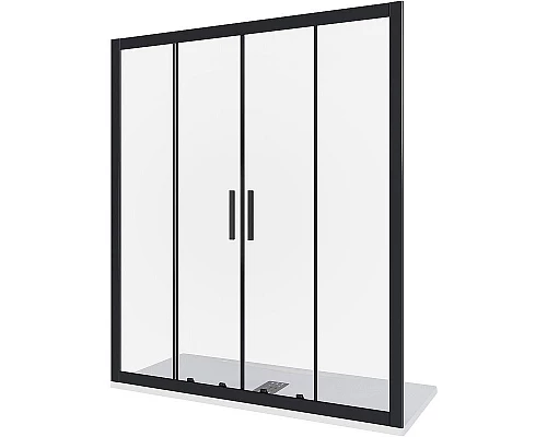 Заказать Душевая дверь Good Door Cofe WTW-TD-150-C-B 150 КФ00014 профиль Черный стекло прозрачное в магазине сантехники Santeh-Crystal.ru