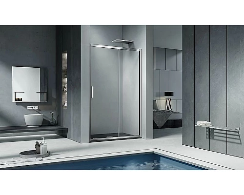 Заказать Душевая дверь Good Door Cofe WTW-120-C-CH 120 КФ00029 профиль Хром стекло прозрачное в магазине сантехники Santeh-Crystal.ru