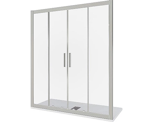 Приобрести Душевая дверь Good Door Cofe WTW-TD-160-C-CH 160 КФ00033 профиль Хром стекло прозрачное в магазине сантехники Santeh-Crystal.ru