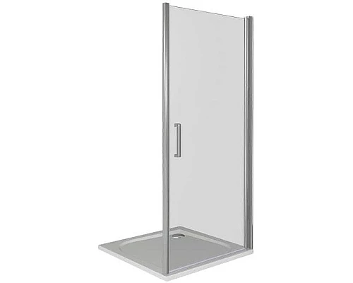 Купить Душевая дверь Good Door Fantasy 80 DR-80-C-CH профиль Хром стекло прозрачное в магазине сантехники Santeh-Crystal.ru